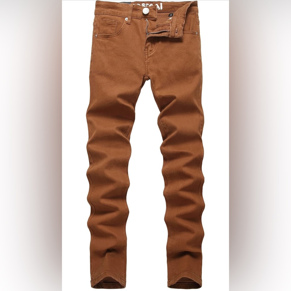 BRAND NEW ABSECAI Mens Jeans Pant Slim Fit Stretch Skinny Dress Pants